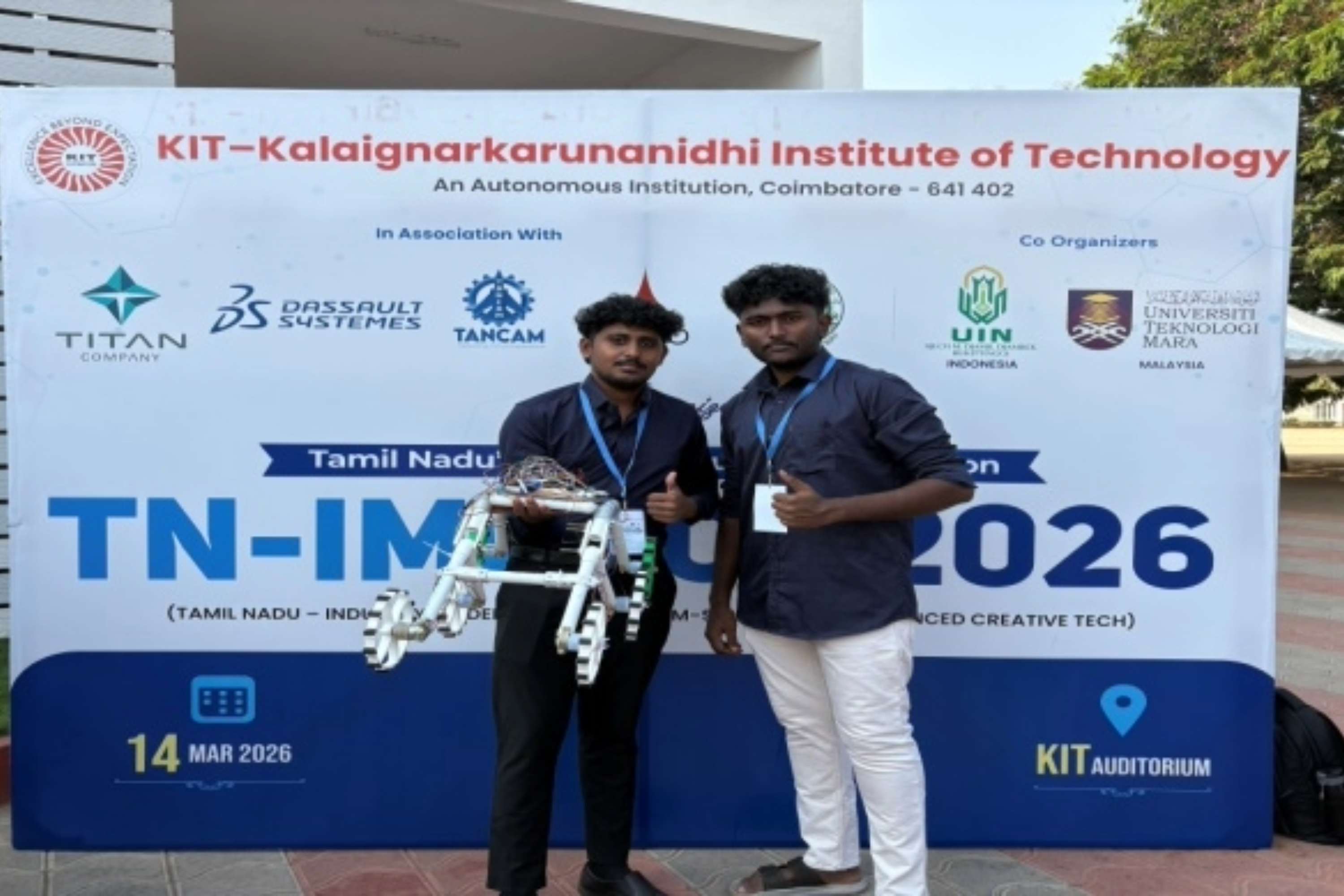 Participation - TN-IMPACT – TANCAM’s Industrial Hackathon of Tamil Nadu - Kalaignar Karunanidhi Institute of Technology, Coimbatore - 14-03-2026